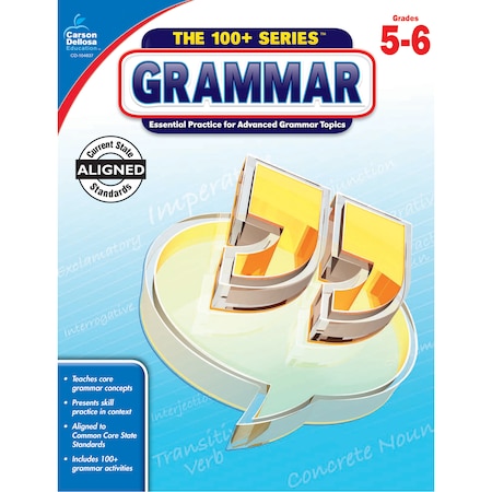 The 100+ Series Grammar Workbook, Grade 5-6, Paperback